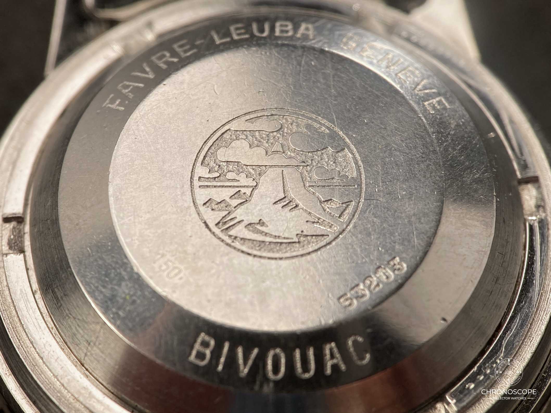 Favre Leuba Bivouac Reference 53203 Original Bracelet & Rare Ivory Bezel – Bild 9