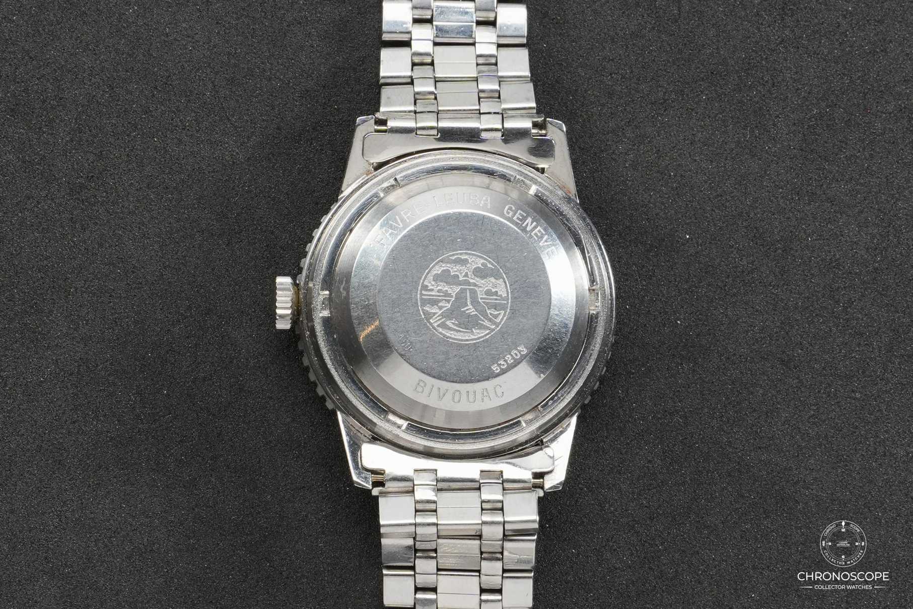 Favre Leuba Bivouac Reference 53203 Original Bracelet & Rare Ivory Bezel – Bild 12