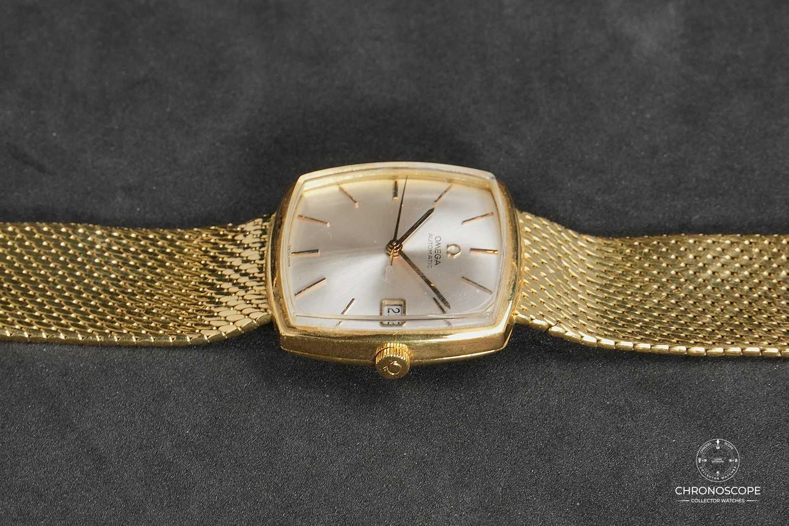 Omega DeVille 18k gold, ref.62.025, 18k gold bracelet - Image 3