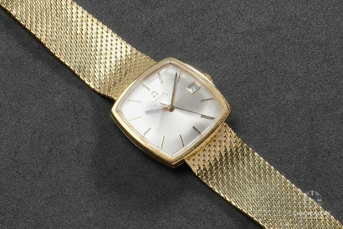 Omega DeVille 18k gold, ref.62.025, 18k gold bracelet - Image 2