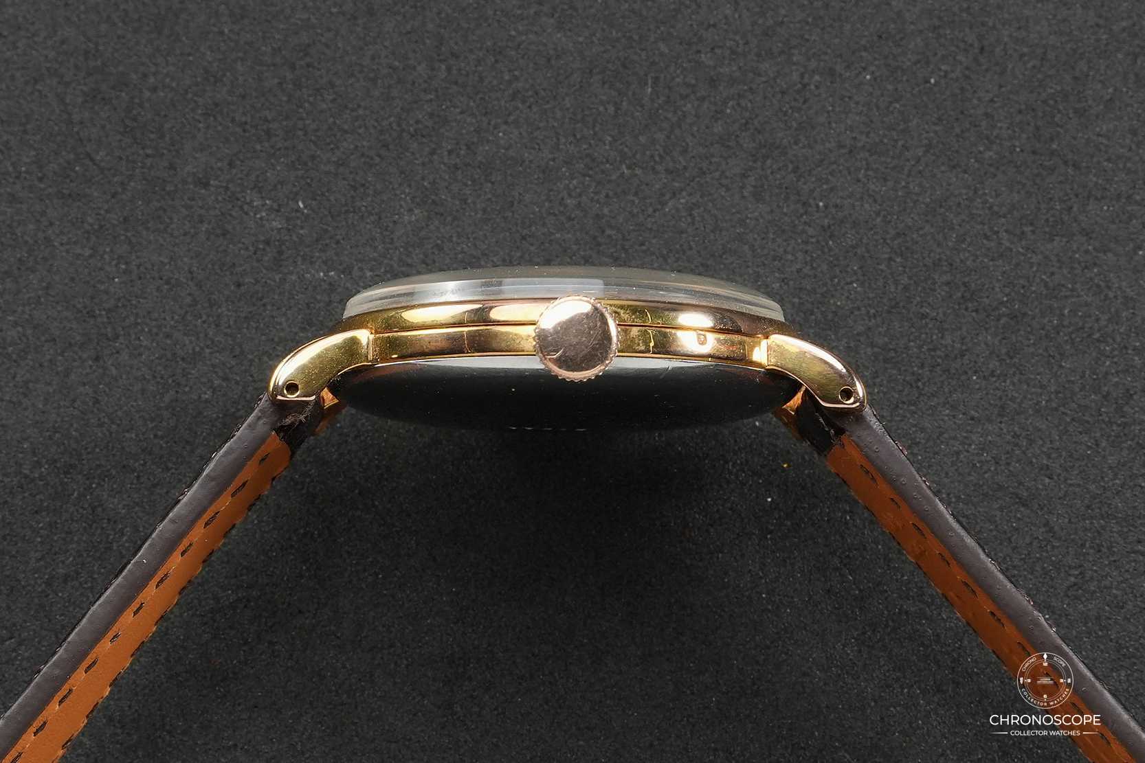 Record Datofix Triple Calendar moon-phases, fancy lugs steel-gold, ref.11315 - Image 15
