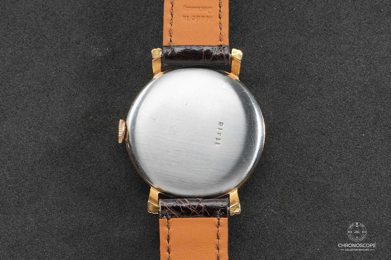 Record Datofix Triple Calendar moon-phases, fancy lugs steel-gold, ref.11315 - Image 10