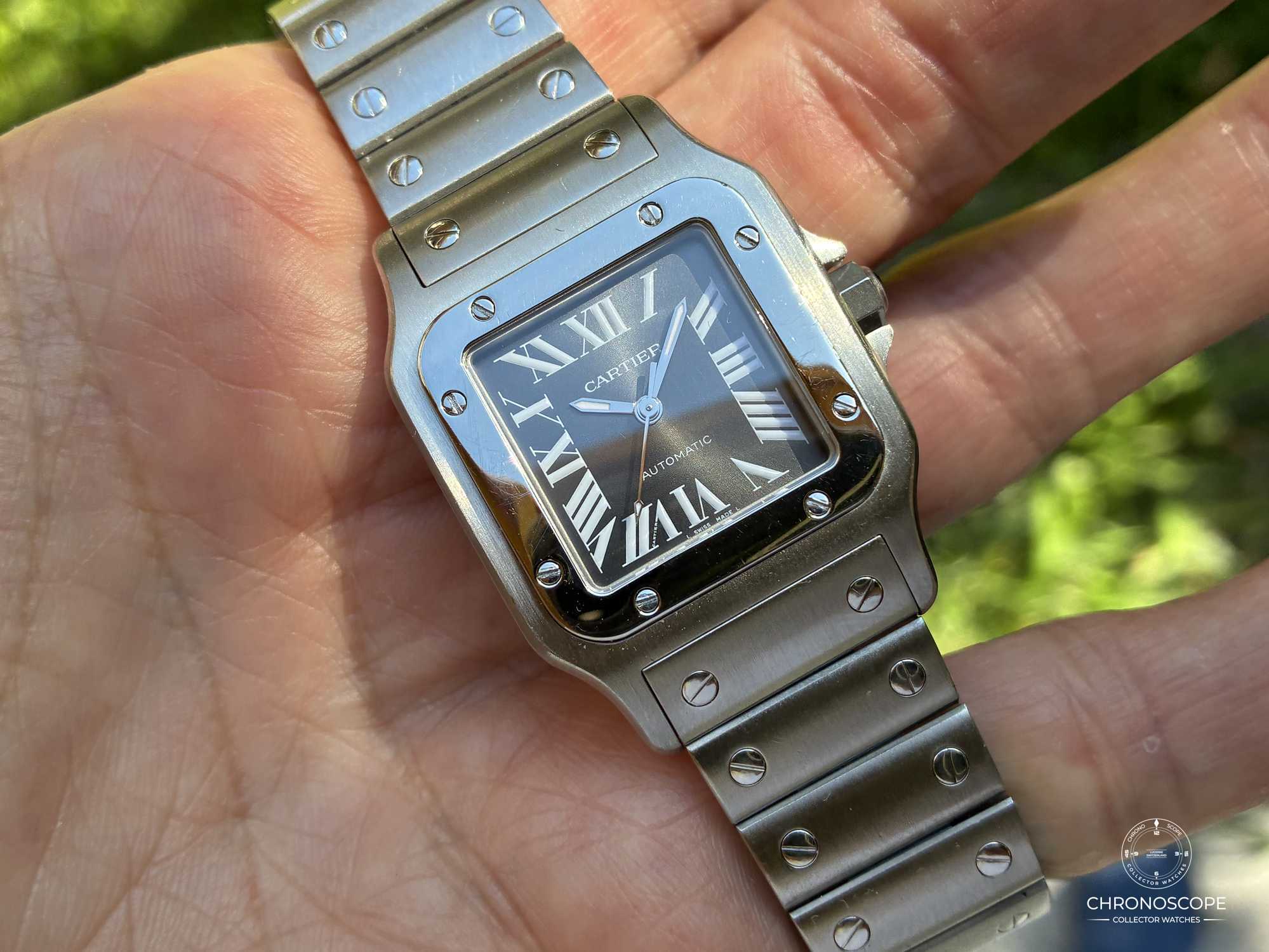 Cartier Santos Galbée automatic ref. 2319 SIHH Edition, Cartier Service, box, manuals & warranty - Image 12