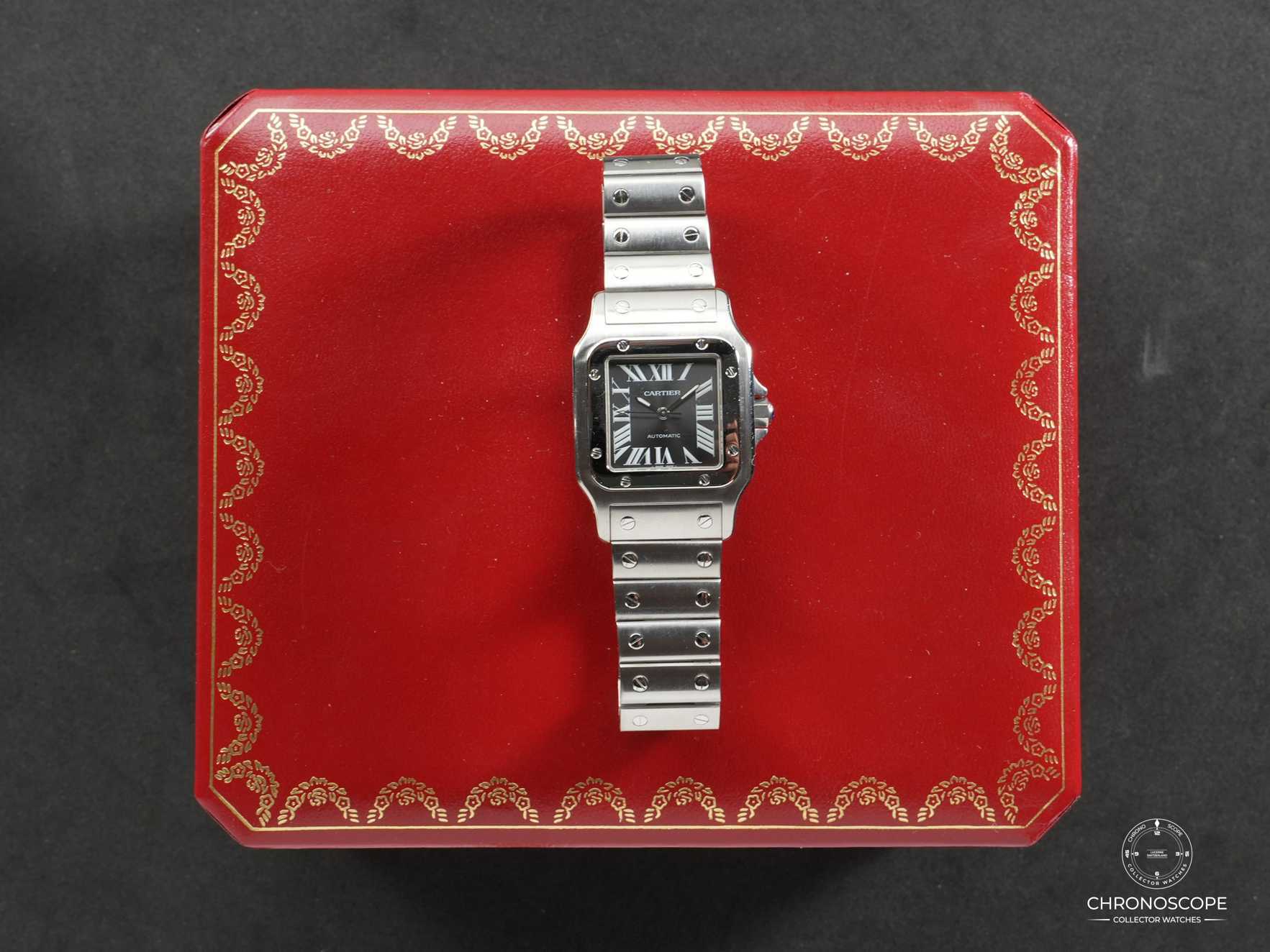 Cartier Santos Galbée automatic ref. 2319 SIHH Edition, Cartier Service, box, manuals & warranty - Image 2