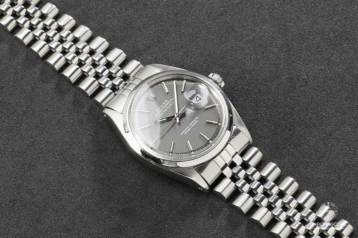 Rolex Vintage Datejust Ref. 1601 from 1970 with beautiful charcoal grey dial - Image 2