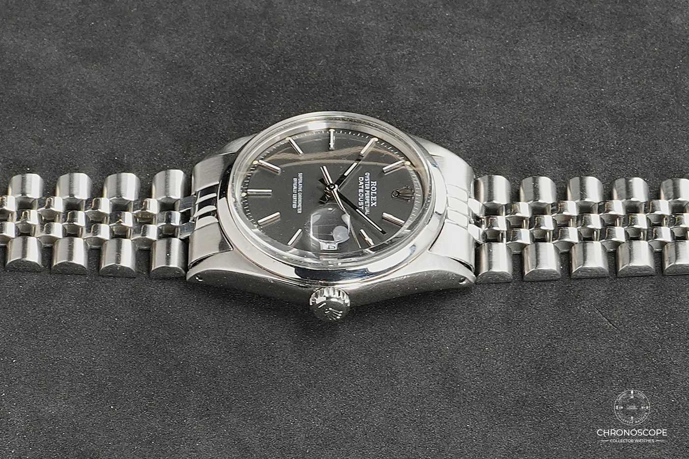 Rolex Vintage Datejust Ref. 1601 from 1970 with beautiful charcoal grey dial - Image 3