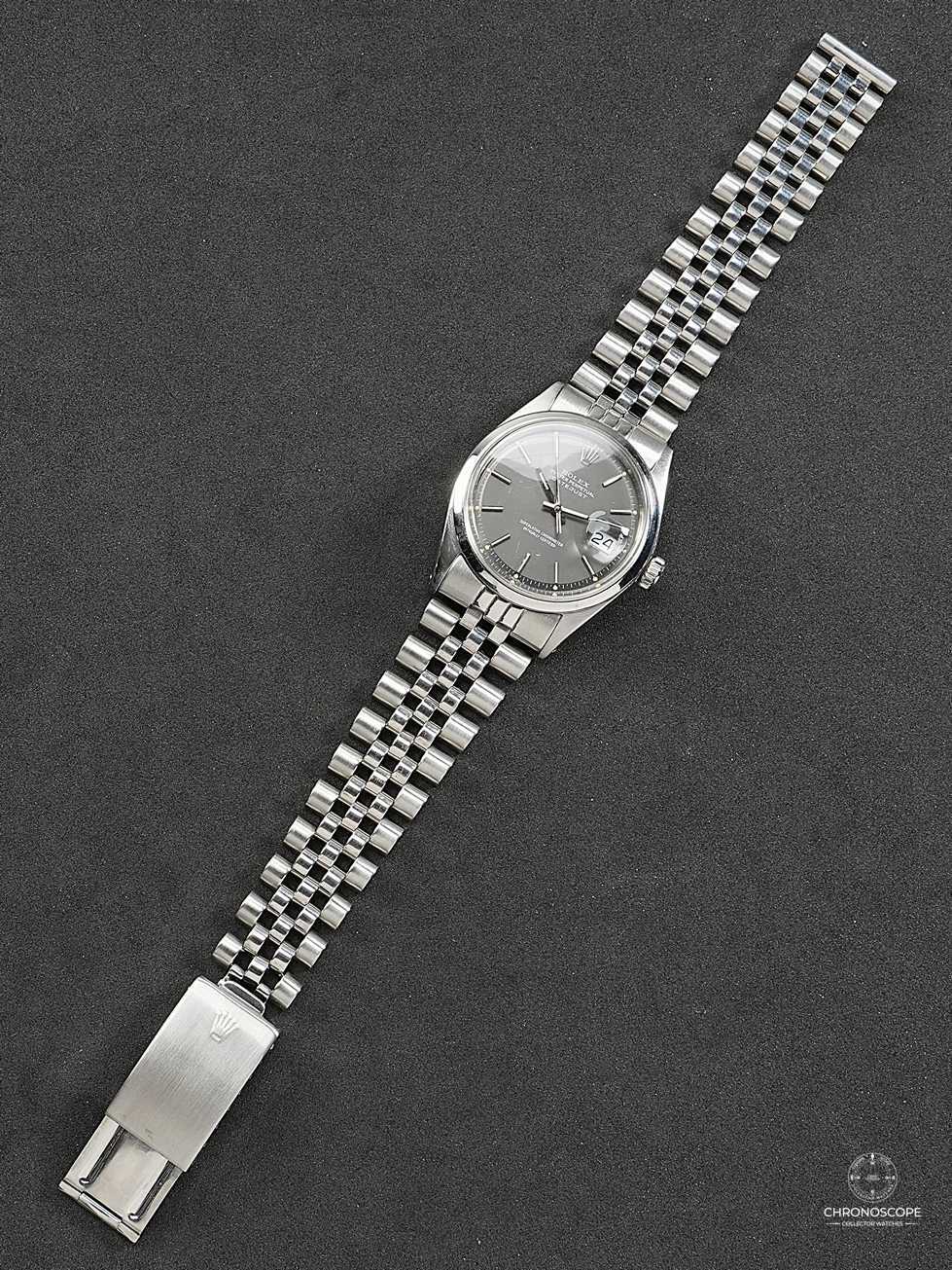 Rolex Vintage Datejust Ref. 1601 from 1970 with beautiful charcoal grey dial - Image 5