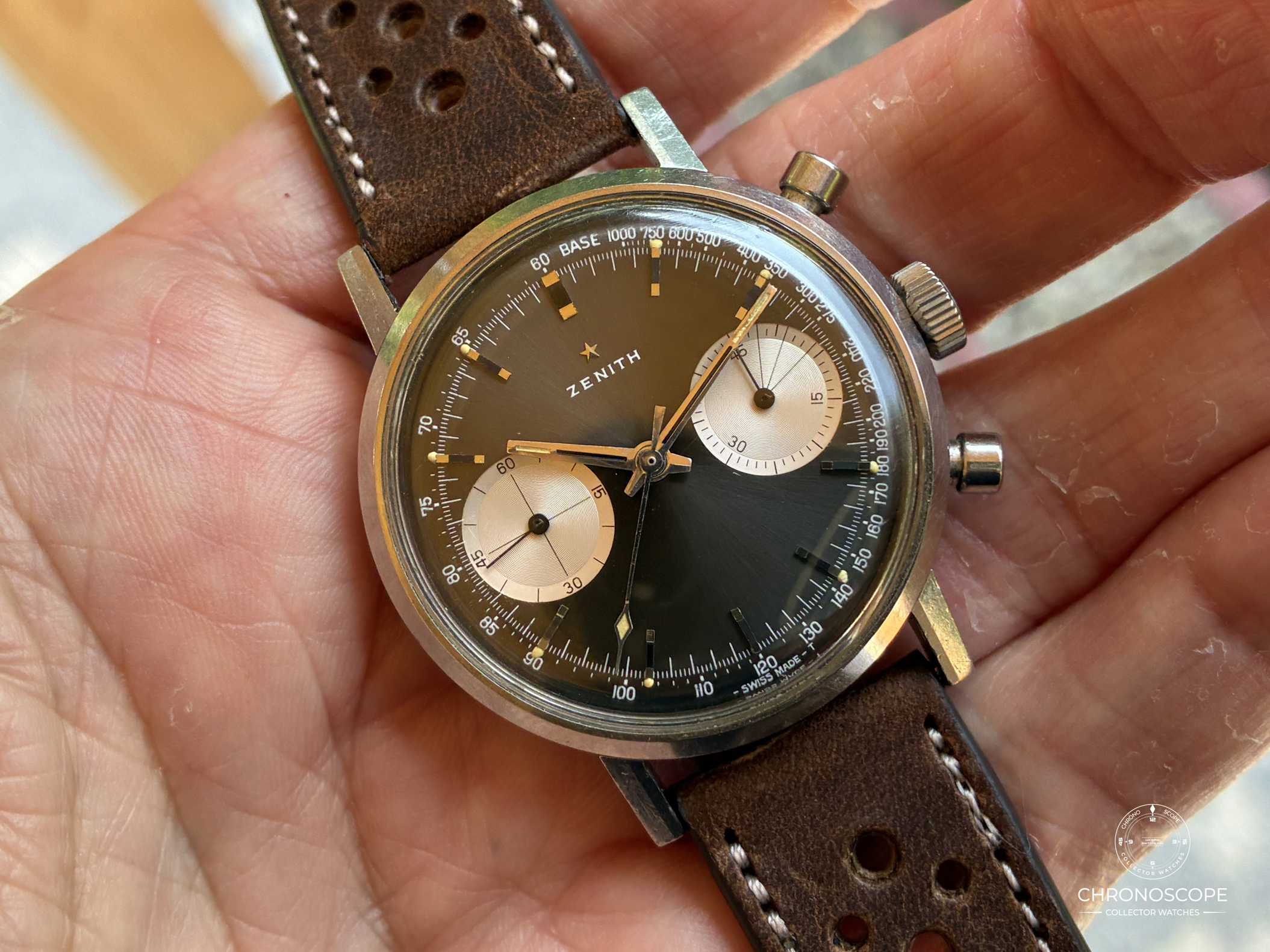 Zenith A271 Cal. 146DP from 1970, unpolished, serviced - Image 2