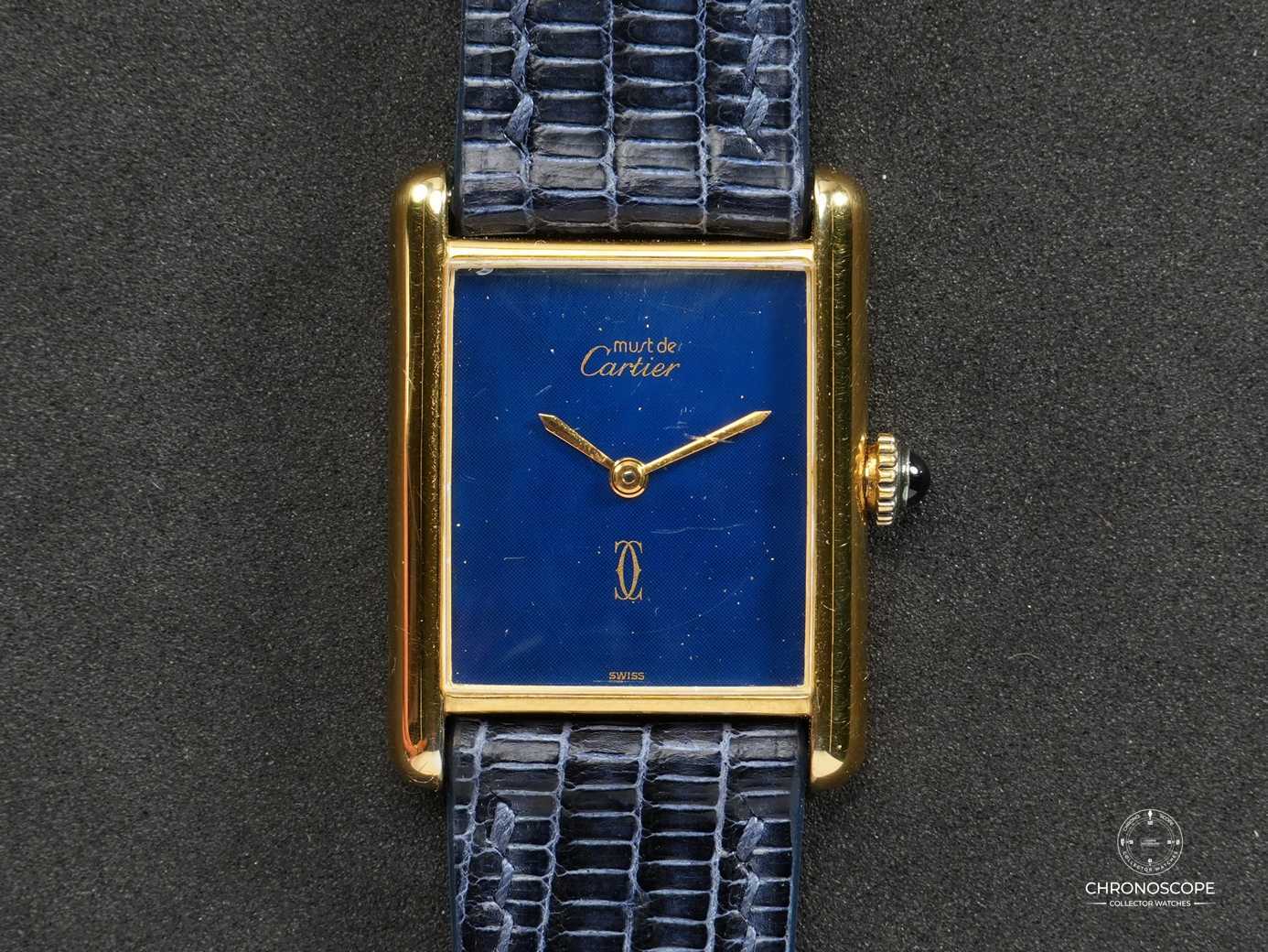 Cartier_Paris_Tank_Louis_925_Blue_Sterling_Silver_serviced_chronoscope_collector_watches