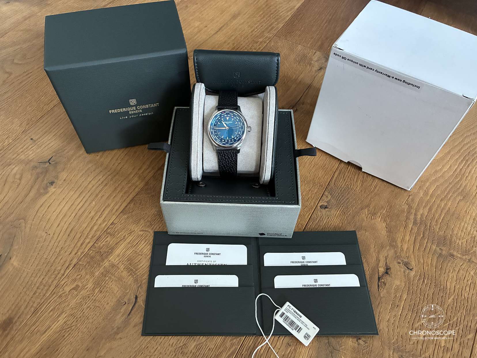 Frederique Constant Manufacture Classic Worldtimer, ref. FC-718N4H6, limited edition - Image 13