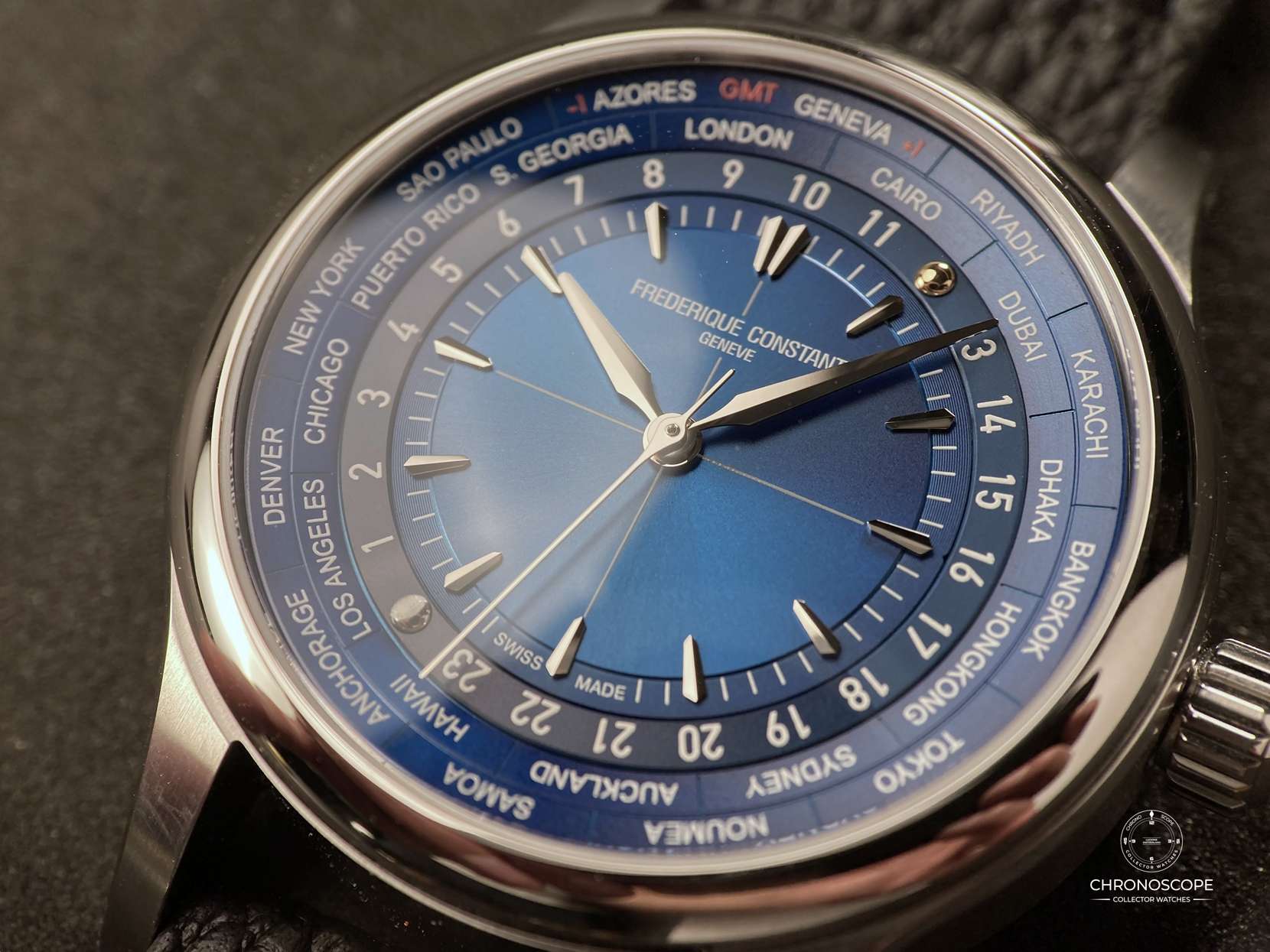 Frederique Constant Manufacture Classic Worldtimer, ref. FC-718N4H6, limited edition - Image 11