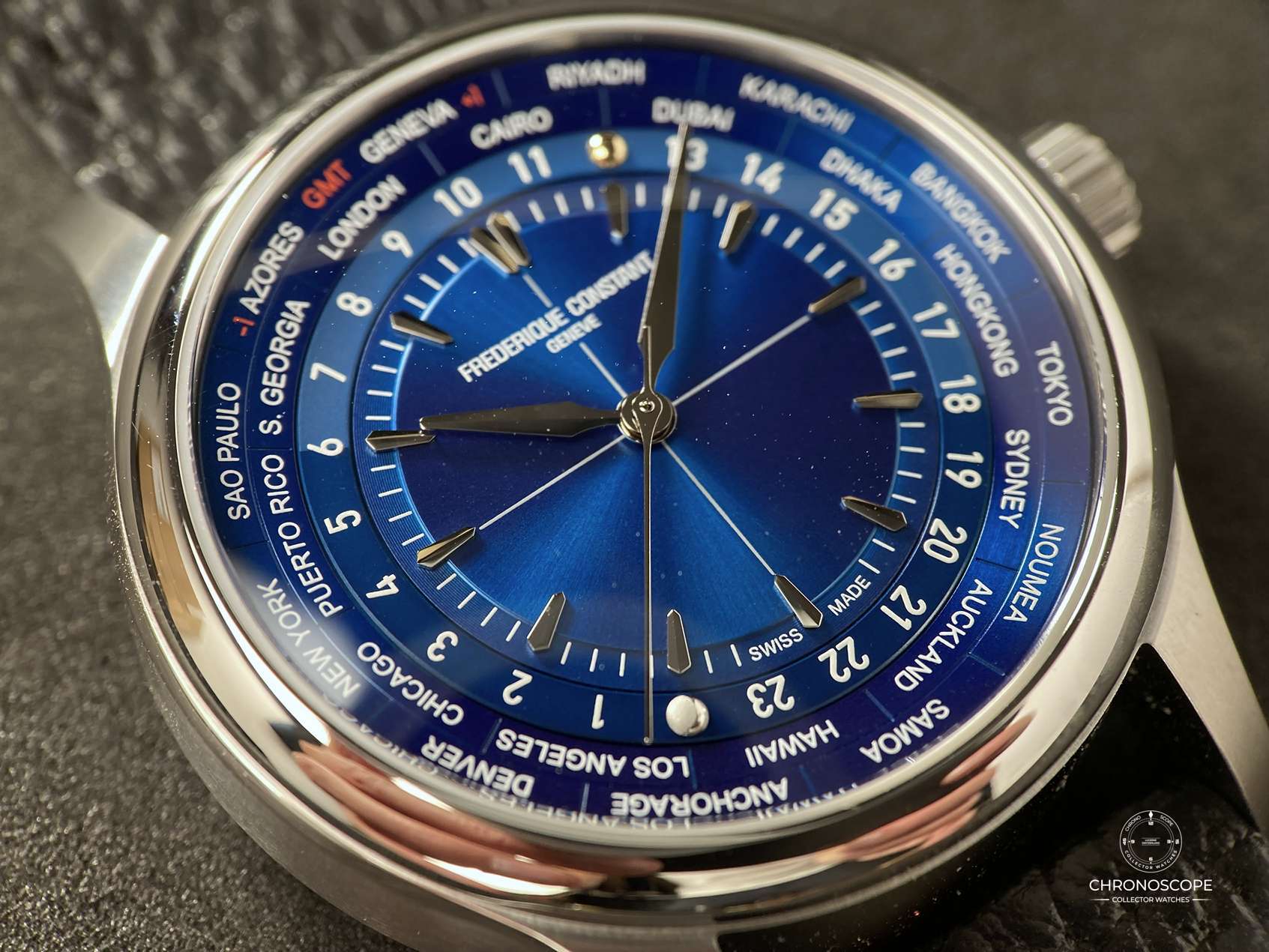 Frederique Constant Manufacture Classic Worldtimer, ref. FC-718N4H6, limited edition - Image 10