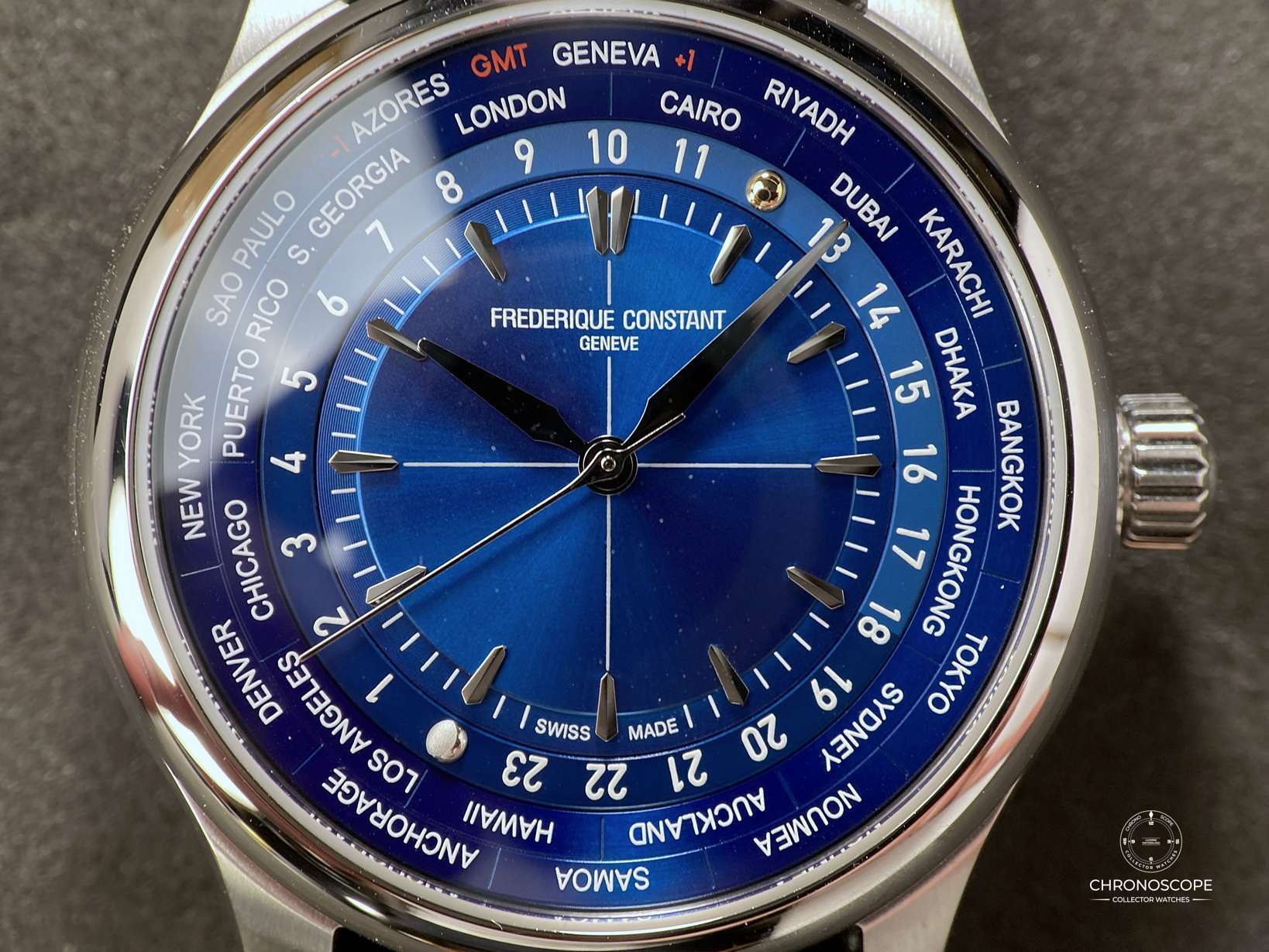 Frederique Constant Manufacture Classic Worldtimer, ref. FC-718N4H6, limited edition - Image 12