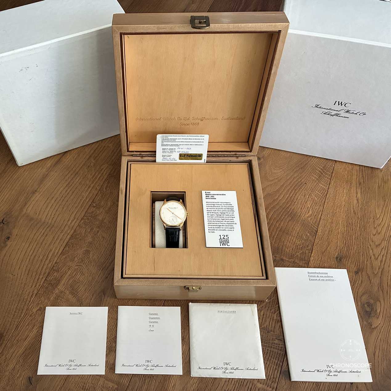 IWC Portugieser Jubilee 125th Anniversary Limited Edition, ref. 5441-003, No. 174 of 500, 18-carat rose gold - Image 13