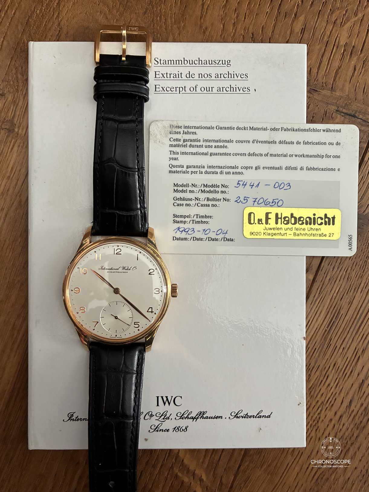IWC Portugieser Jubilee 125th Anniversary Limited Edition, ref. 5441-003, No. 174 of 500, 18-carat rose gold - Image 11