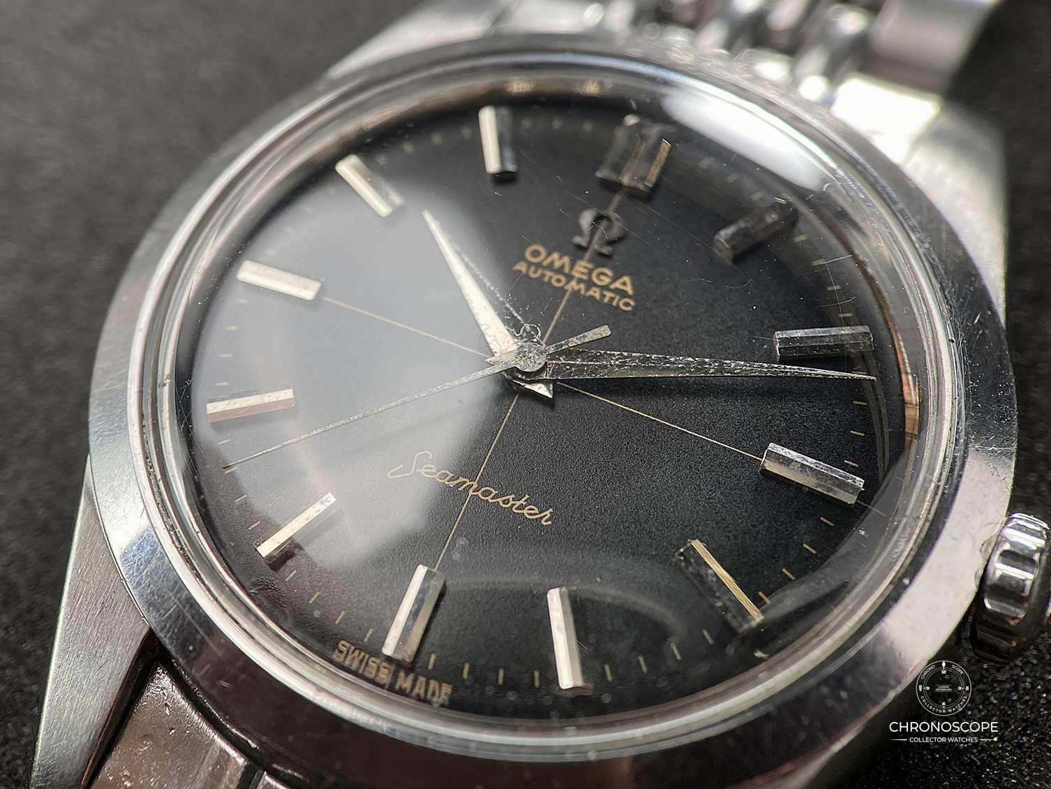 Omega Seamaster Gilt Glossy Black Dial Reference 14779 SC-62 - Image 12