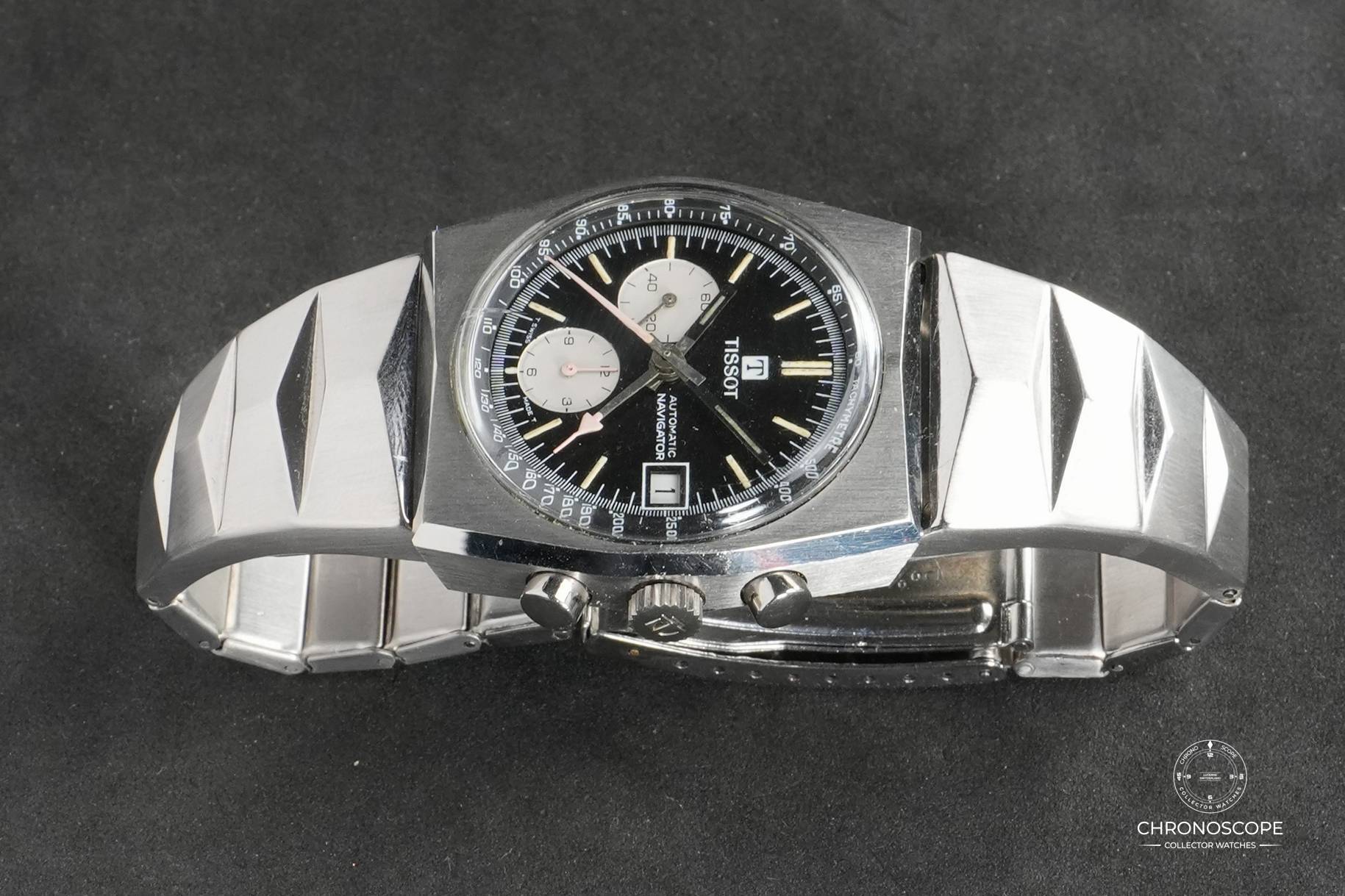 Tissot Navigator Chronograph Ref. 45502 “Lobster”, New Old Stock  - Image 3