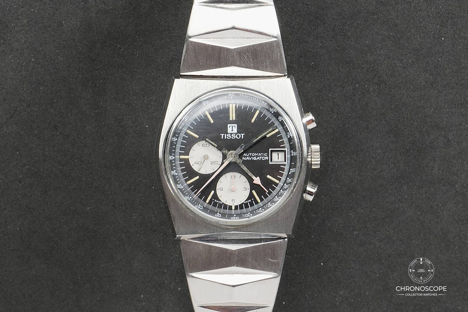 Tissot Navigator Chronograph Ref. 45502 “Lobster”, New Old Stock  - Image 7